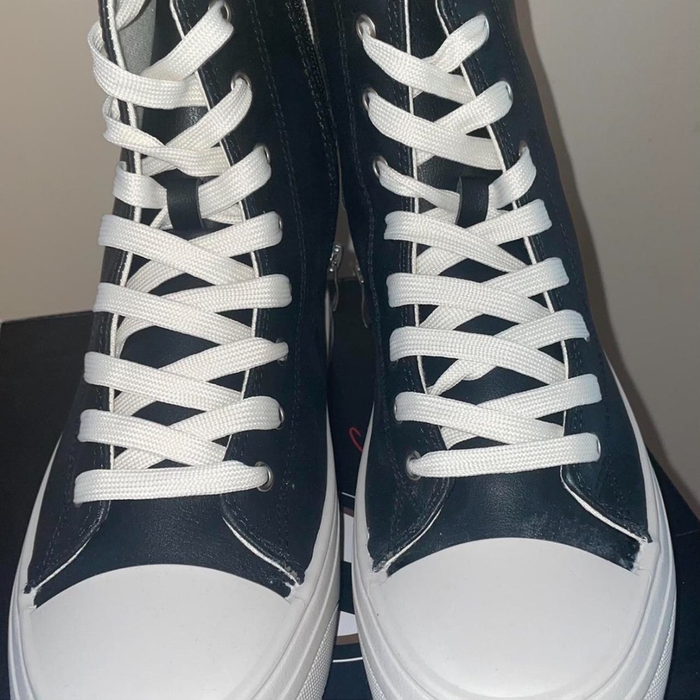 Fashion Nova Black and White Sneakers